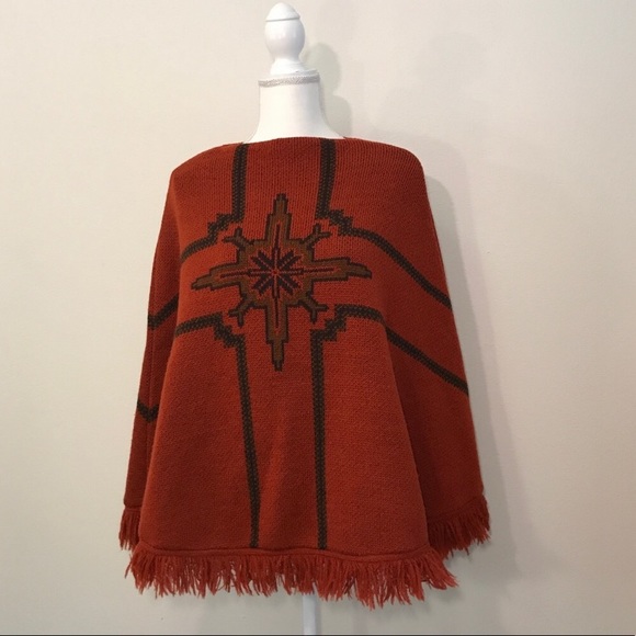 Stampe Sweater Janus of Norway Poncho 100% Wool - Picture 3 of 7